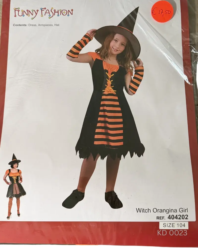 Kinderkleding Heks Oranje