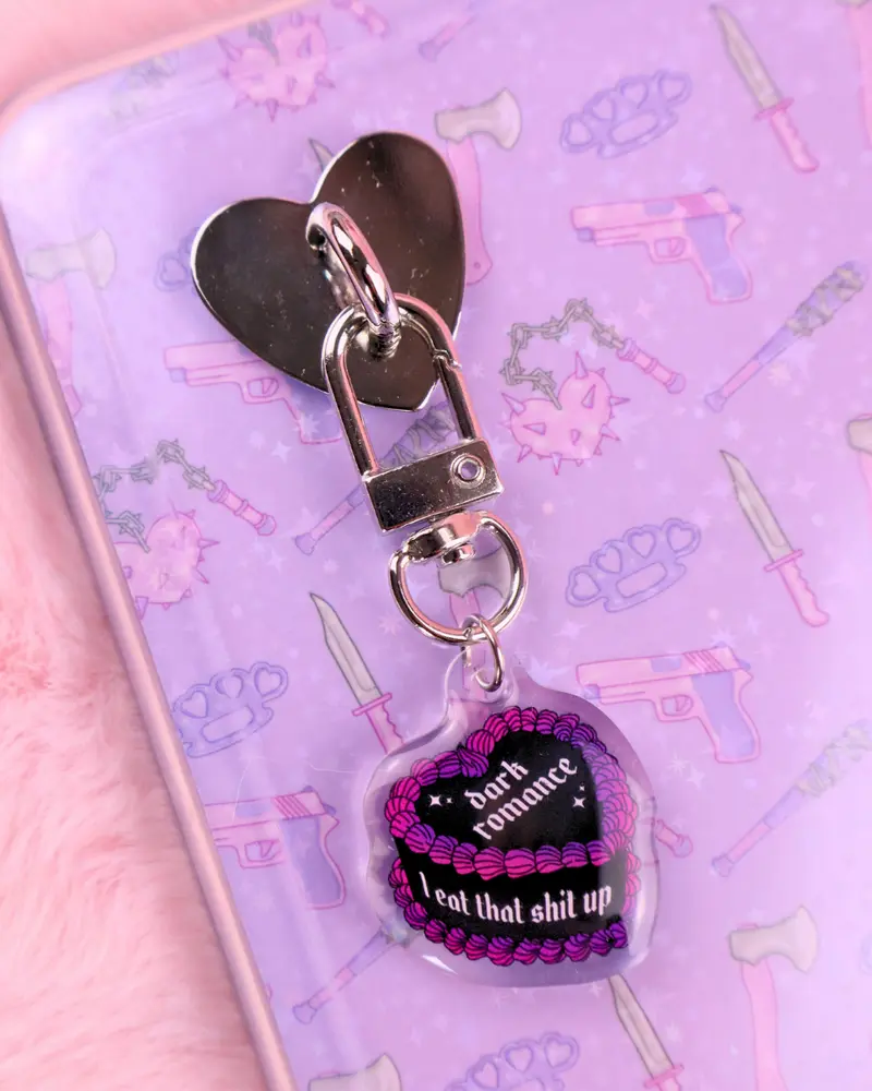 Kindle / Kobo Sticky Heart Charm Dark Romance Cake