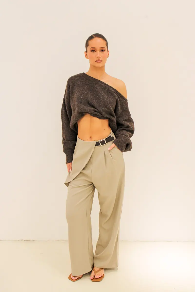 Kira pantalon - Taupe