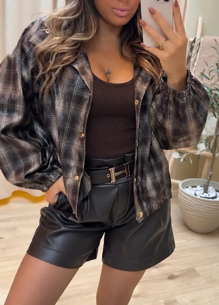 KIRA WESTERN JACKET | DARK BROWN