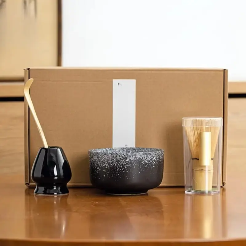 Kochio - Matcha-Set 4-tlg handgefertigte Keramik