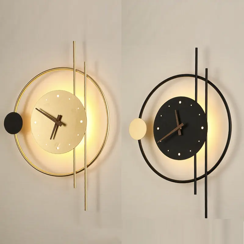 Kulinara - LED Wanduhr modern mit Ambientelicht
