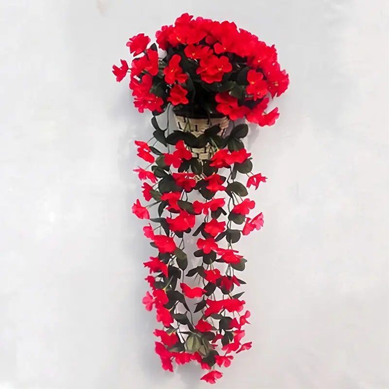 Kunstbloemenhanger – volle bloemenrank voor wand, deur en balkon
