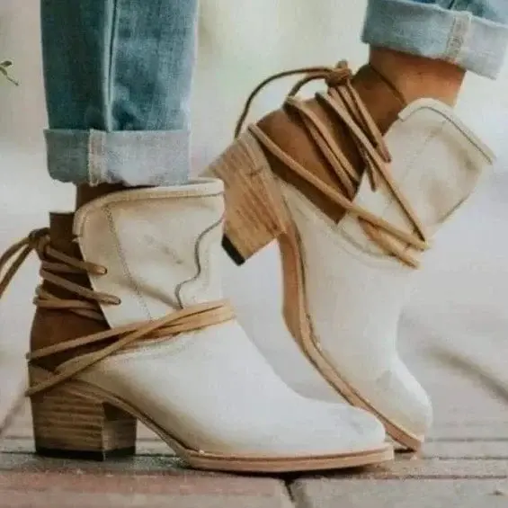 Laarzen voor Dames in Leerlook