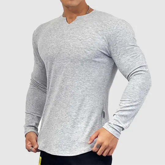 Langarm Shirt Herren | Figurbetont & Bequem