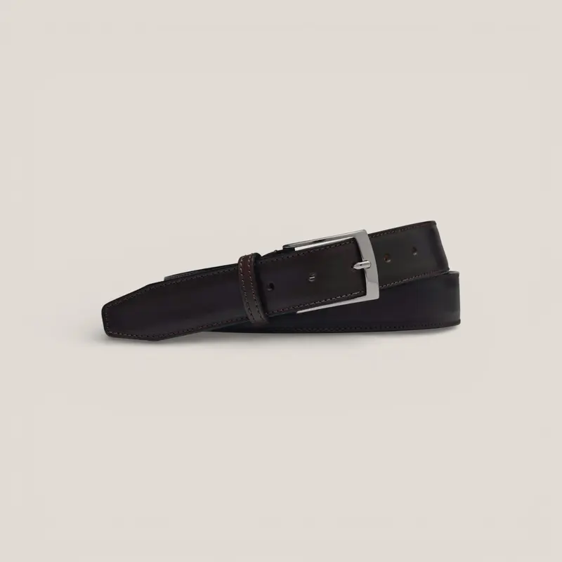 Leather Belt - Saddle Brown Patina