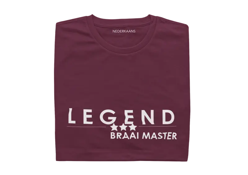 Legend Braai Master T-shirt, South African - Mens Shirt