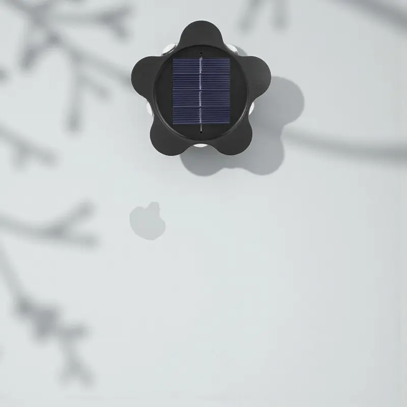 Lichta - Solar LED Außenwandleuchte Pentagramm