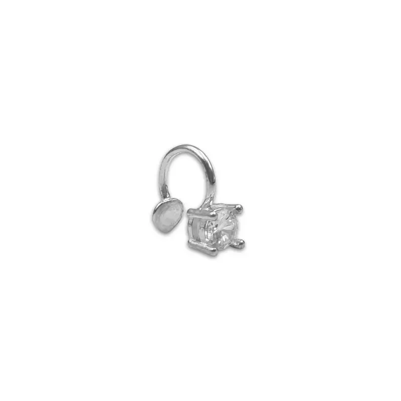 Little Diamond earcuff, zilver