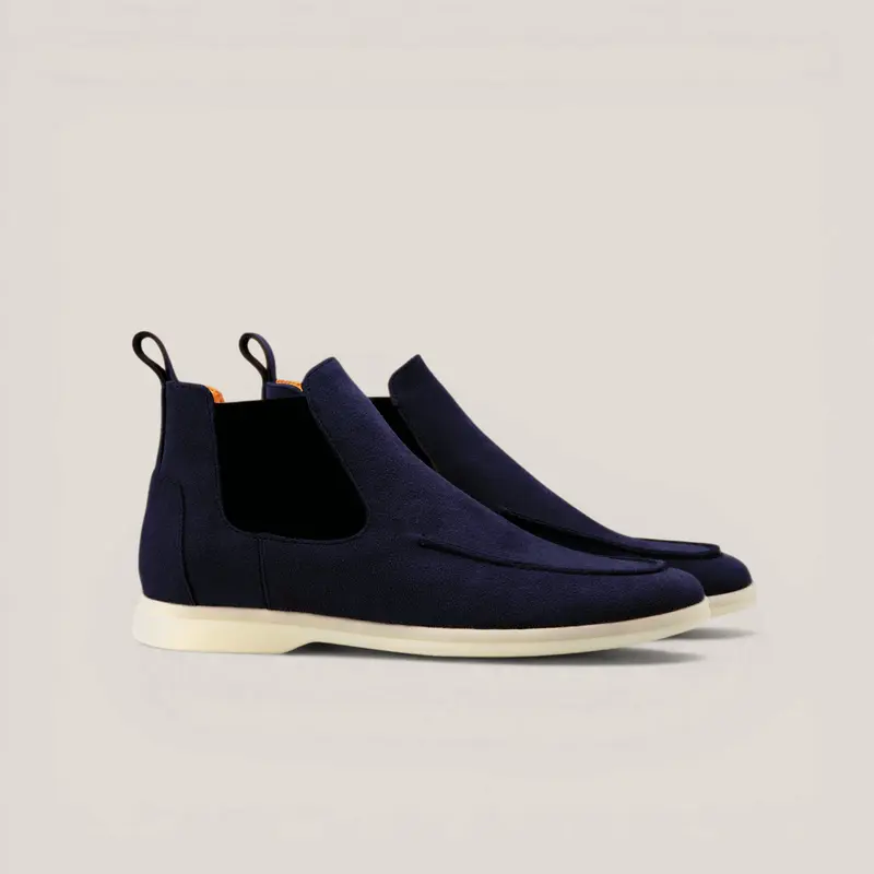 Livorno - Dark Navy Suede