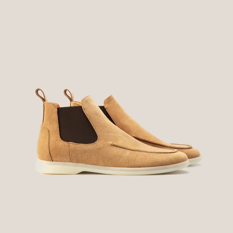 Livorno - Light Beige Suede