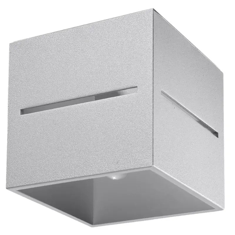 Lobo - Deckenleuchte aus grauem Aluminium