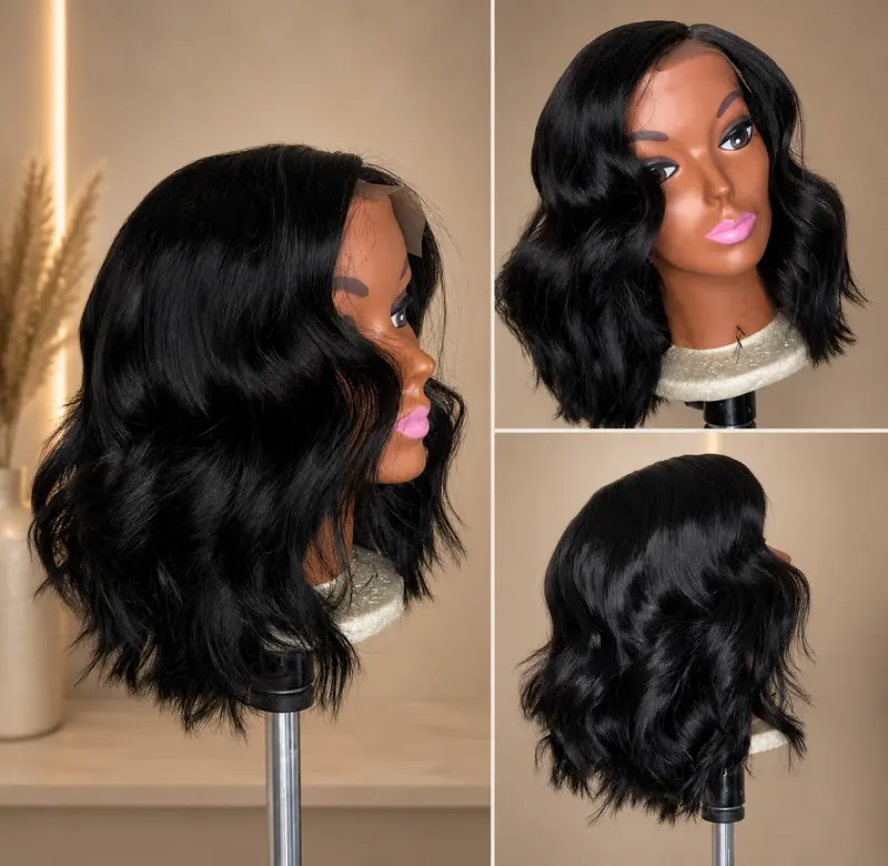 Loose wave Bob pruik