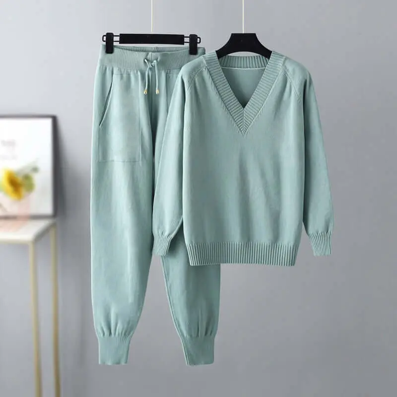 Loungewear met Sweater en Joggingbroek - Tweedelige Set
