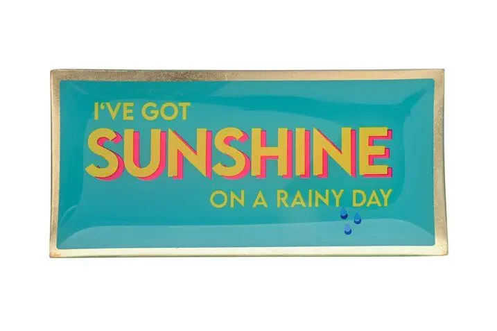 Love Plate Sunshine on a rainy day ,  Gift Company