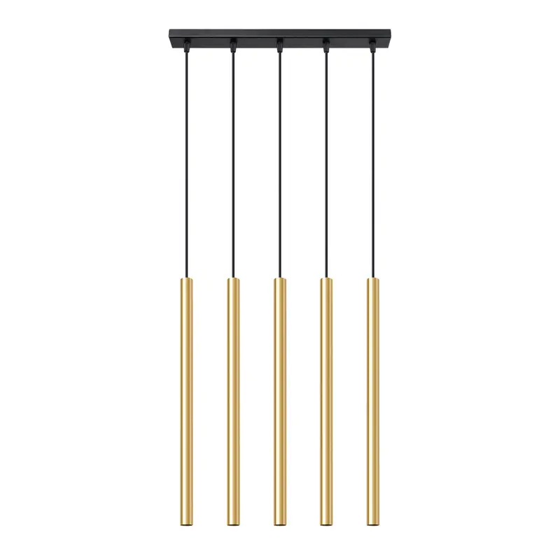 Lucero - Pendelleuchte 5-flammig poliertes Gold 45 cm