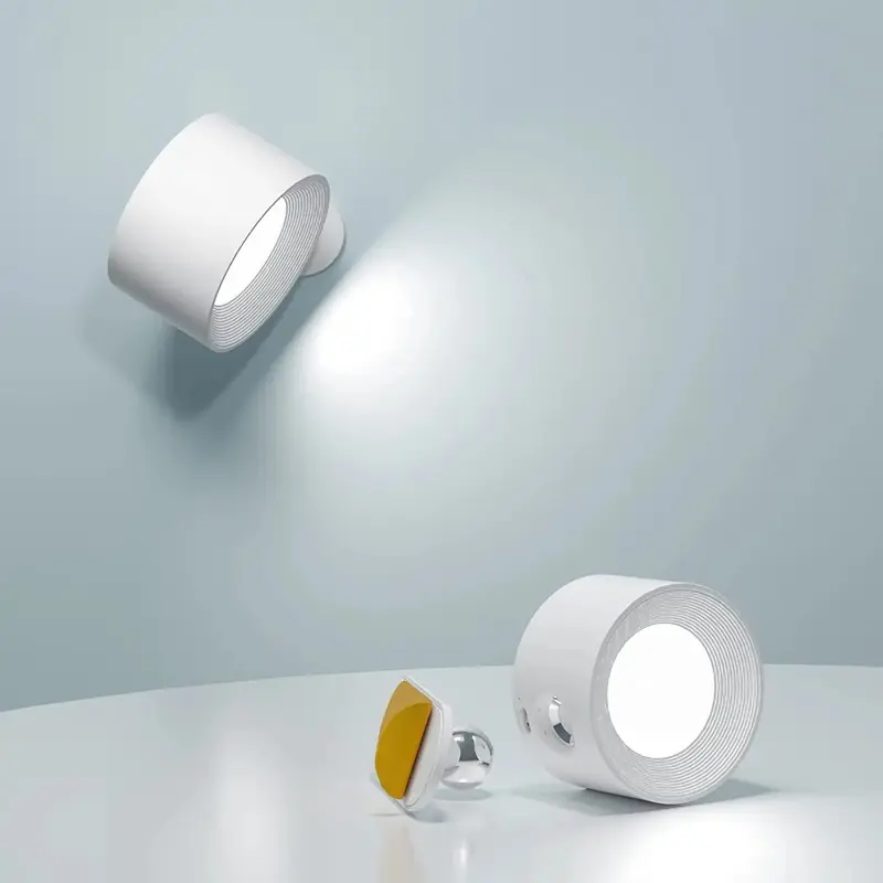 Lumexa Draadloze Wandlamp – Dimbaar, 360° Draaibaar & USB-Oplaadbaar