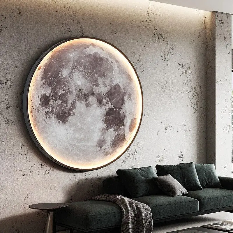LunaGlow Wandlamp - Breng Magie In Je Kamer met Deze Verlichte Maanlamp
