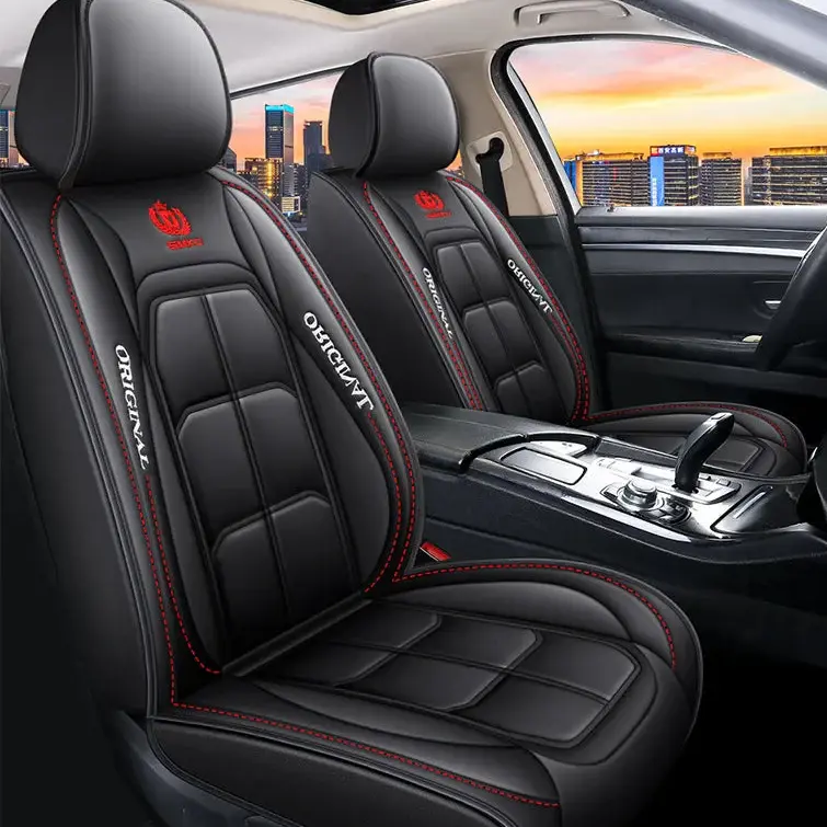 Luxevo Autostoelhoes – Lederlook & Universele Pasvorm