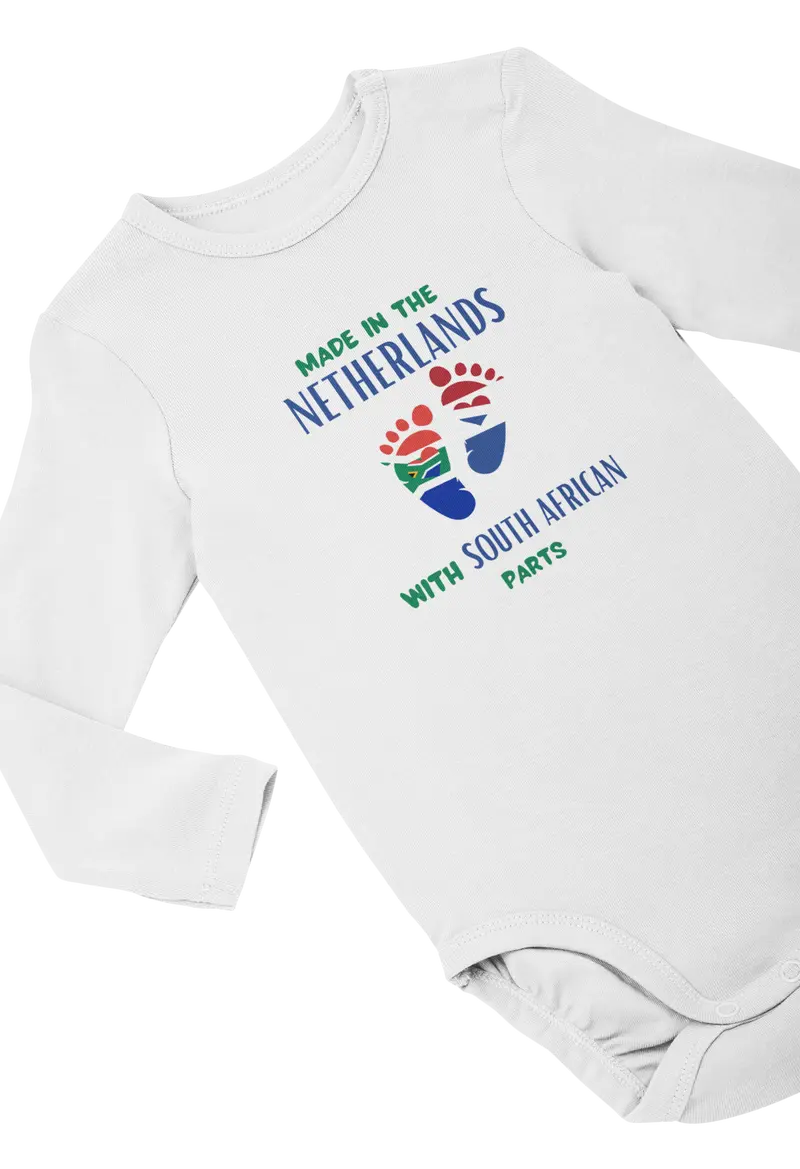 Made In The Netherlands With South African Parts - Baby vest