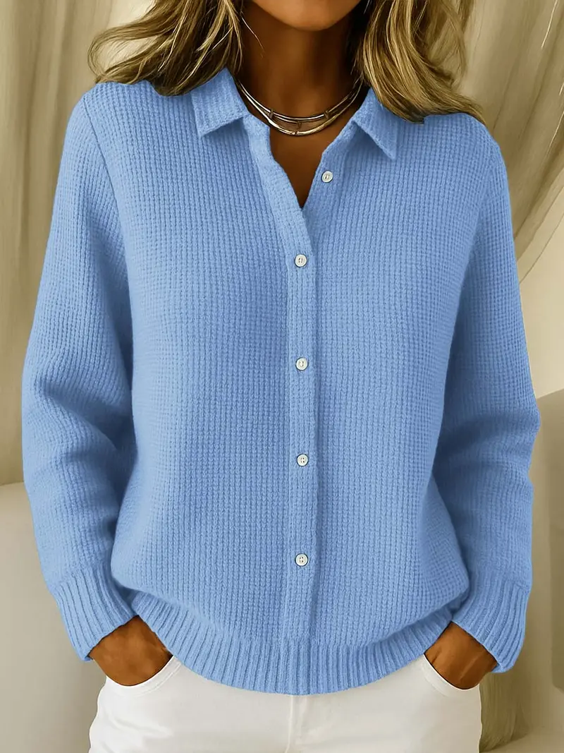Maeve | Klassischer Strick-Cardigan mit Knöpfen