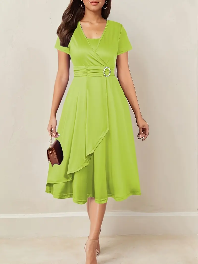 Maja | Herbstliches Hochzeitsgast Maxikleid