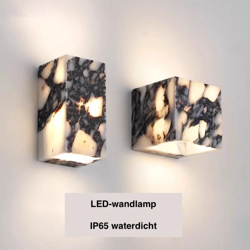 Marmor - Außenwandleuchte, Marmor, IP65