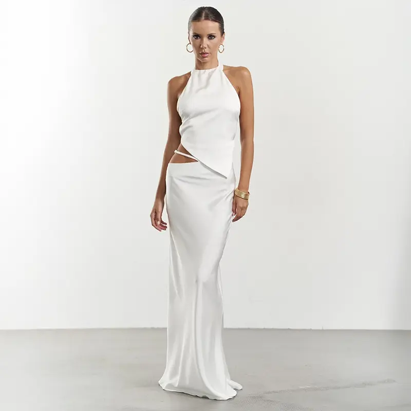 Maxikleid top mit Cut-Out-Details