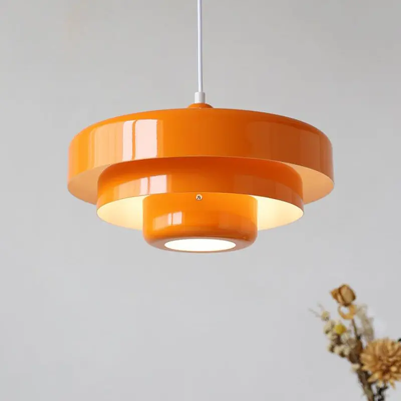 Meerlaagse Pendellamp met Vintage Charme – Scandinavisch Design Metaal Hanglamp
