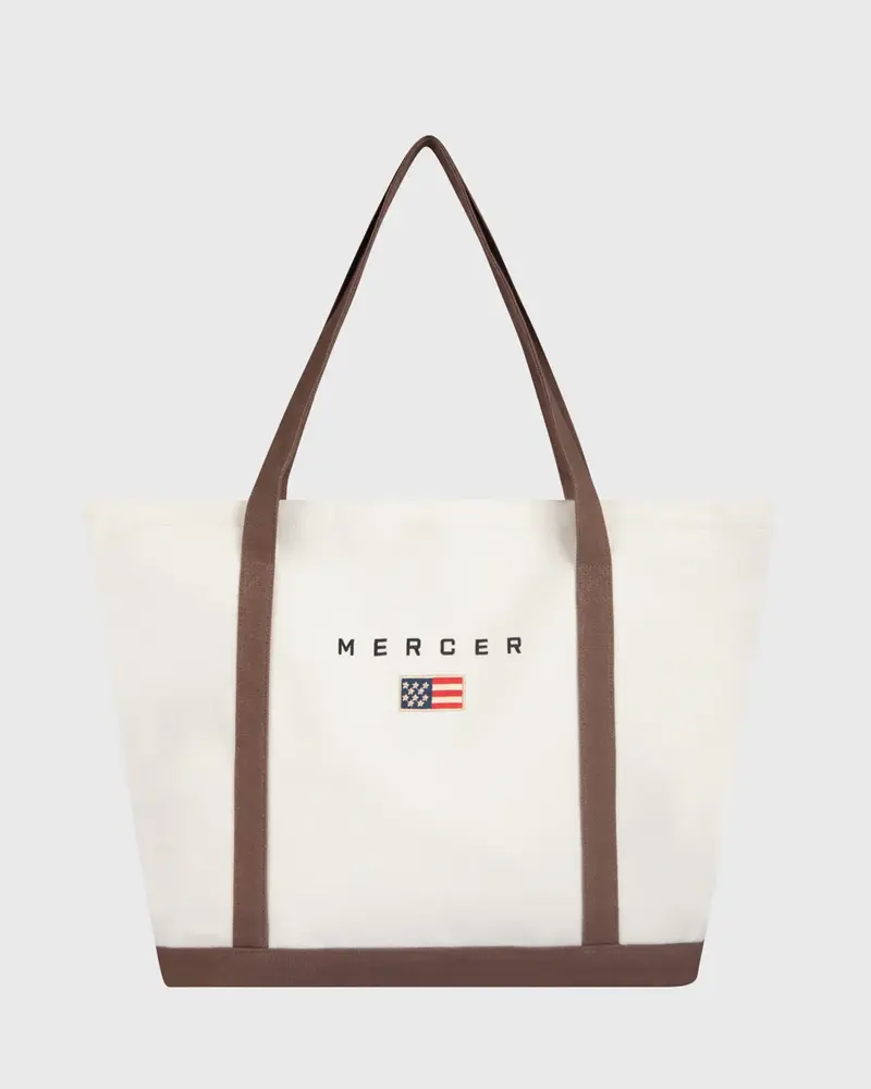 Mercer Canvas Tas Brown