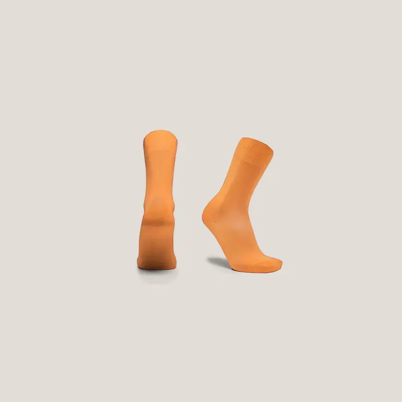Merino Wool Socks - Light Dutch Orange