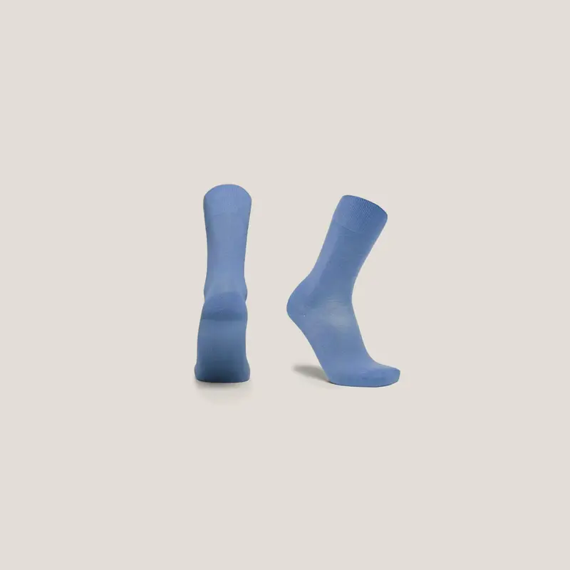 Merino Wool Socks - Sky Blue