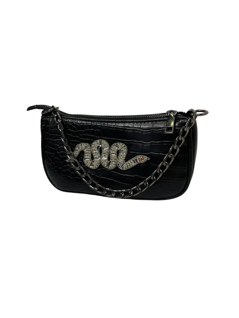 Midi Bag Croco Snake