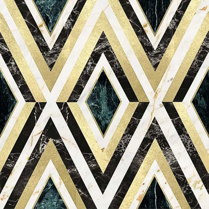 Mind the Gap Diamonds in Brass Metallic edition WP20292 behang
