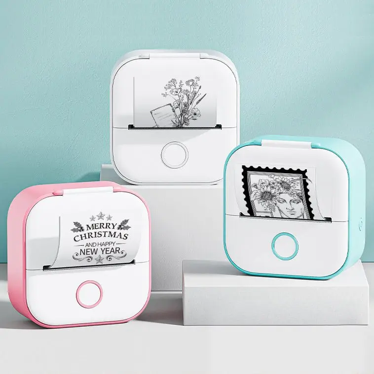 Mini Fotoprinter – Draagbare Thermoprinter voor Foto's en Stickers