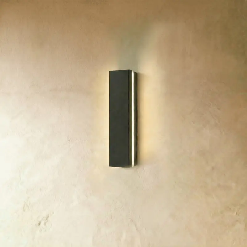 Minimalist Outdoor LED Wall Sconce Made of Aluminum