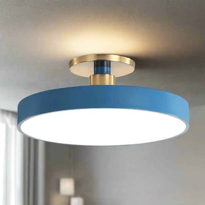 Minimalistische Ronde LED Plafondlamp in Scandinavische Stijl – Acryl Design voor Slaapkamer & Woonruimte