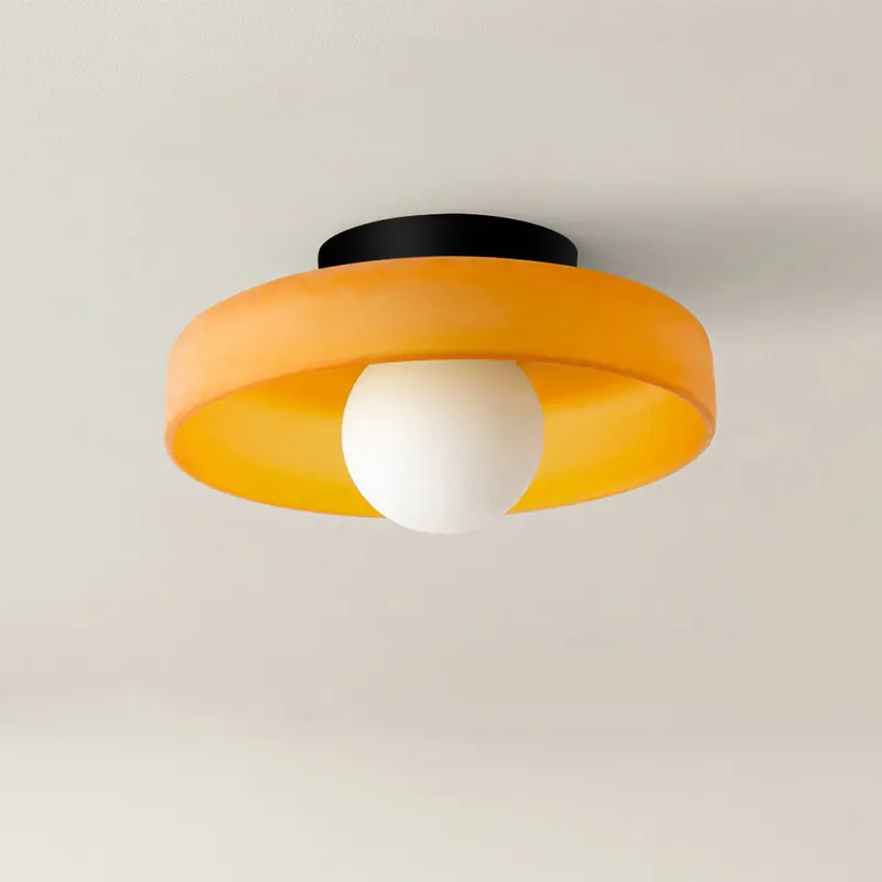 Moderne Ronde Plafondlamp van Glas – Stijlvolle Verlichting voor Keuken & Woonruimte