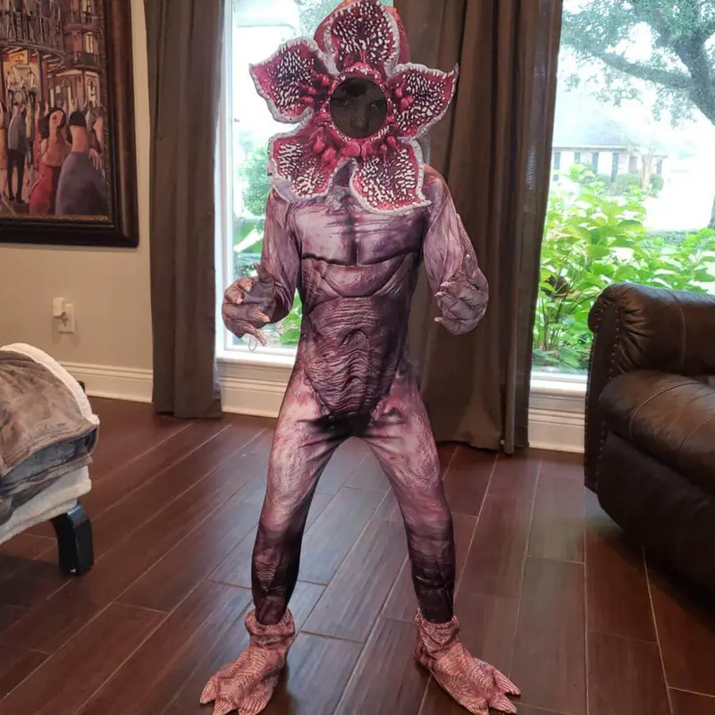 Monsterpak – compleet met masker, klauwen en rits over de rug