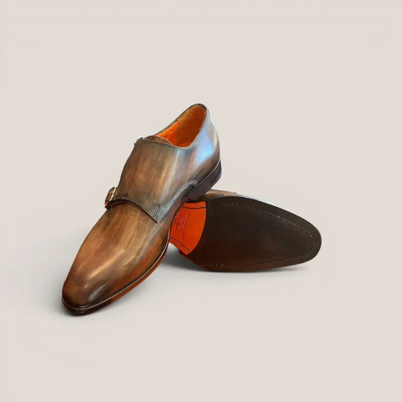 Monte Carlo - Leather wood patina - size 41