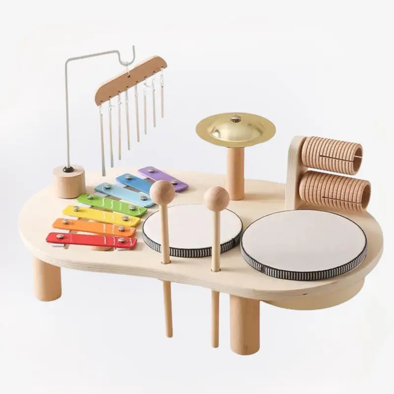Montessori Music Station for Children – Colorful Wooden Instruments for Creative Play and Musical Development