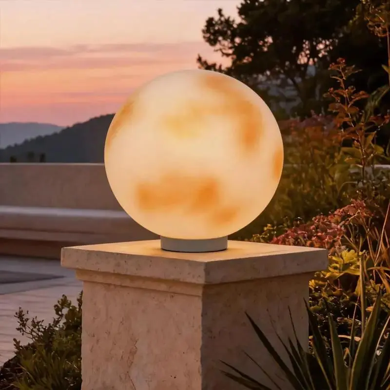 Moon Garden Ball Lamp – Waterproof Outdoor LED Lighting
