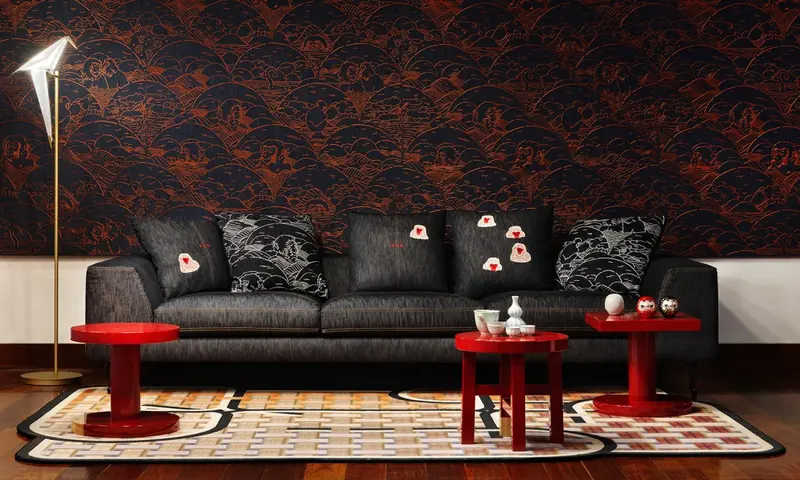 Moooi Rendez vous Tokyo Blue MO3000 Indigo Macaque