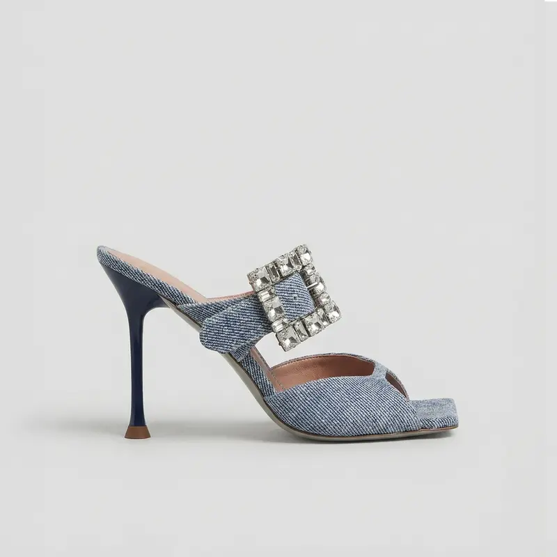 Morobé Stefania 25 Sandal Jeans Blue