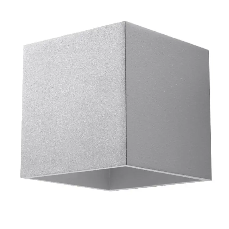 Murio - QUAD 1 Wandleuchte, grau, aus Aluminium
