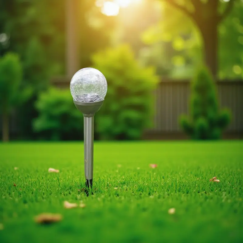 Naturia - Solar LED Gartenlampe aus Edelstahl
