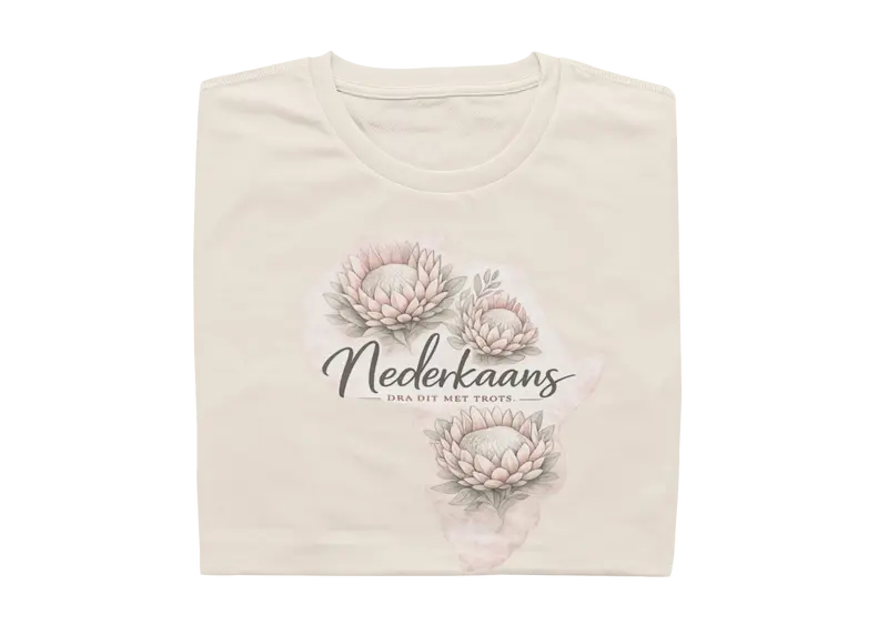 Nederkaans - Dra Dit Met Trots Afrika - Protea  - Ladies Shirt
