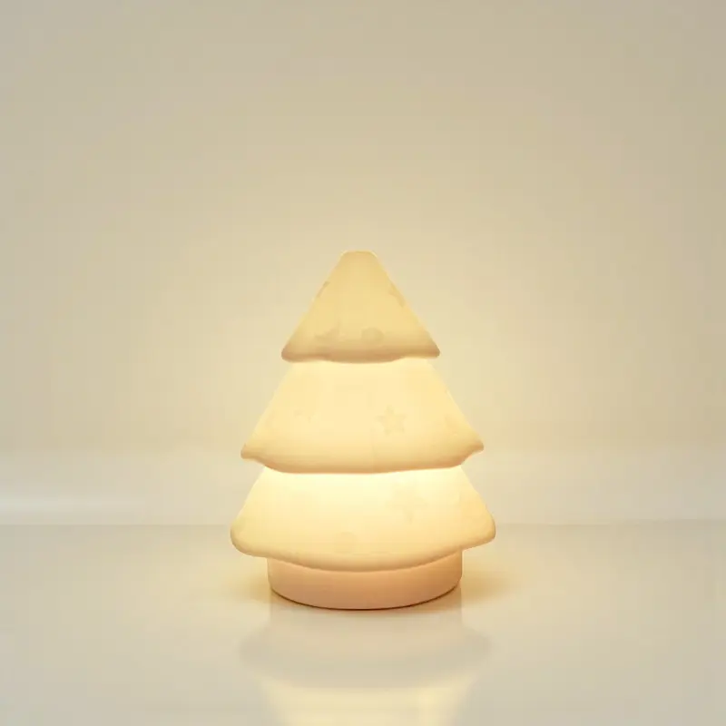 Nestor - LED Nachtlampe Weihnachtsbaum aus Silica