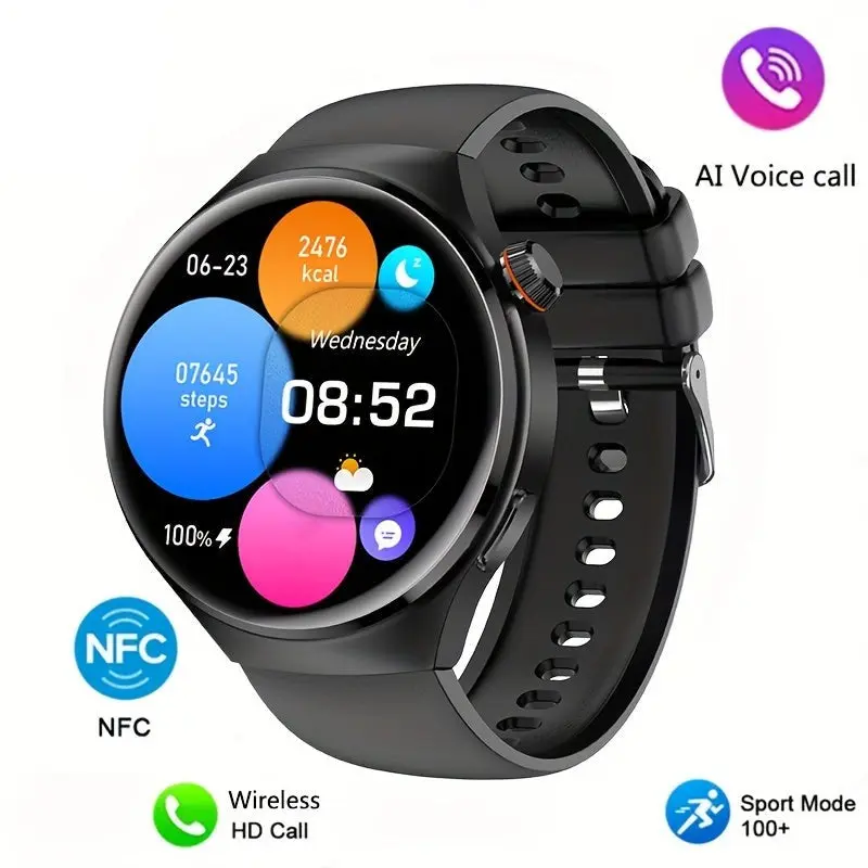 NexoWatch - NFC Smartwatch Voor Heren Met GPS, Hartslagmeter & Smartphonekoppeling (iOS & Android)