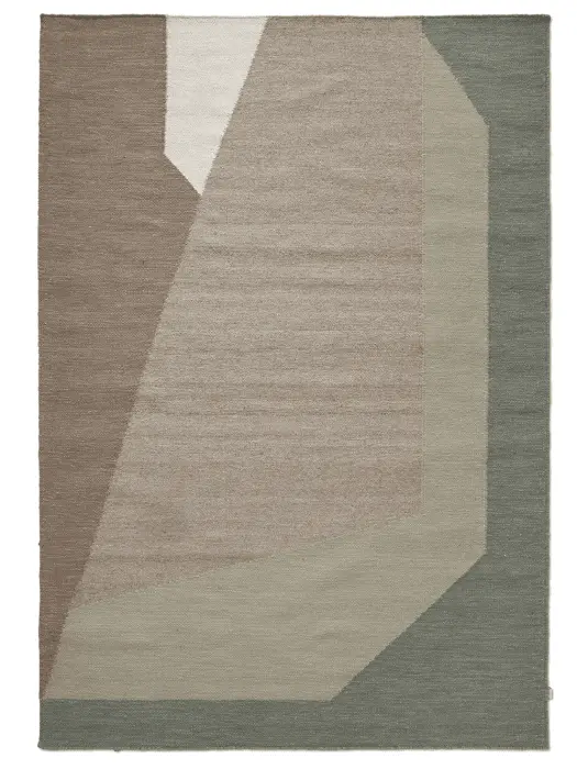 Niveaus 170x230 Groen